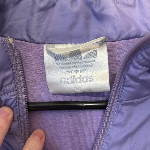 Vintage Women’s Adidas Track Jacket Lavender Size Small - Picture 3 of 8